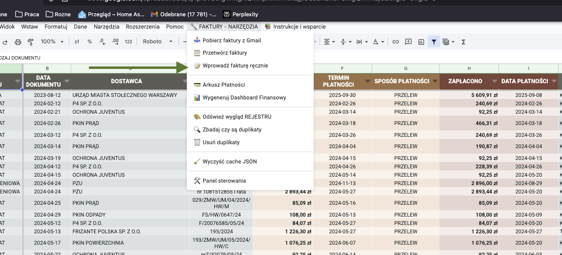 Miniatura listy dostawców